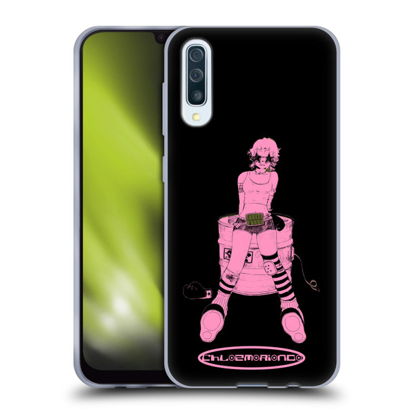 Chloe Moriondo Graphics Pink Soft Gel Case for Samsung Galaxy A50/A30s (2019)