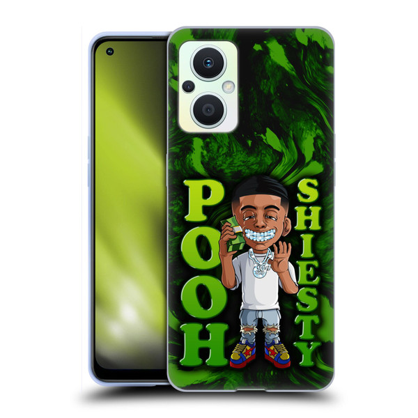 Pooh Shiesty Graphics Green Soft Gel Case for OPPO Reno8 Lite