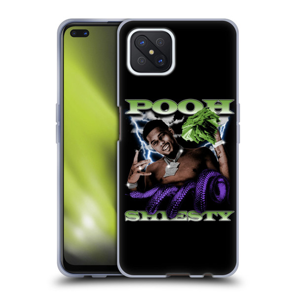 Pooh Shiesty Graphics Photo Soft Gel Case for OPPO Reno4 Z 5G