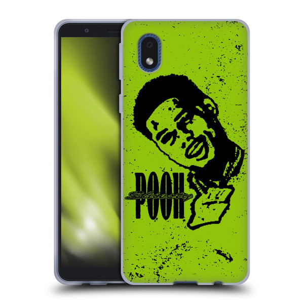 Pooh Shiesty Graphics Sketch Soft Gel Case for Samsung Galaxy A01 Core (2020)