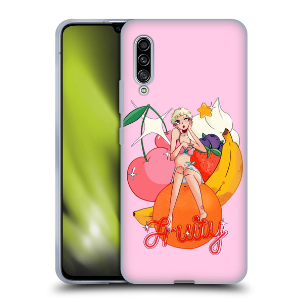 Chloe Moriondo Graphics Fruity Soft Gel Case for Samsung Galaxy A90 5G (2019)