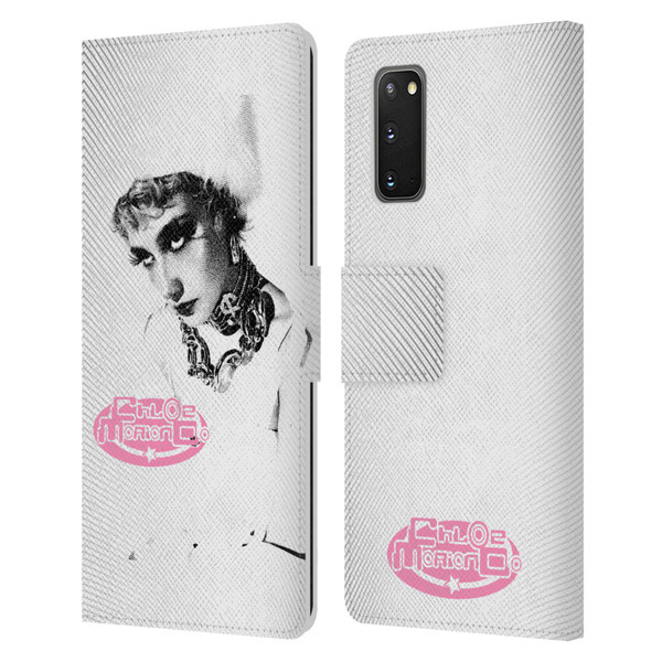 Chloe Moriondo Graphics Portrait Leather Book Wallet Case Cover For Samsung Galaxy S20 / S20 5G