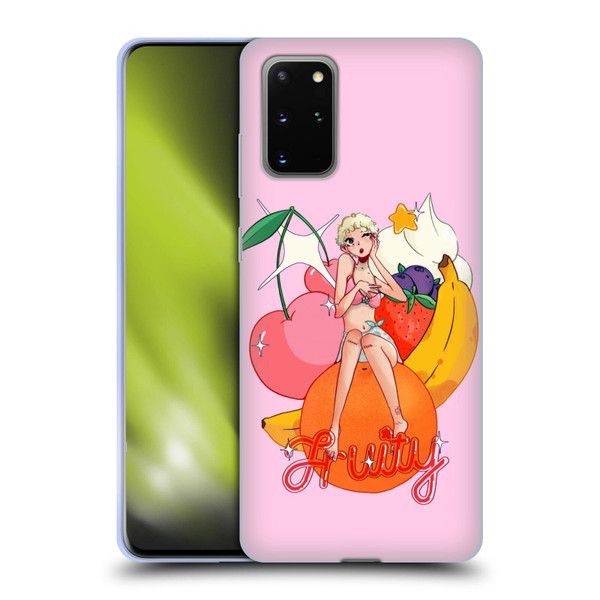 Chloe Moriondo Graphics Fruity Soft Gel Case for Samsung Galaxy S20+ / S20+ 5G