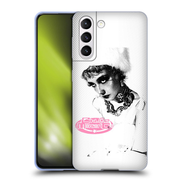 Chloe Moriondo Graphics Portrait Soft Gel Case for Samsung Galaxy S21 5G