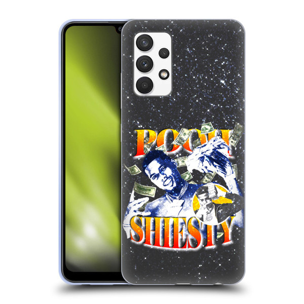 Pooh Shiesty Graphics Art Soft Gel Case for Samsung Galaxy A32 (2021)