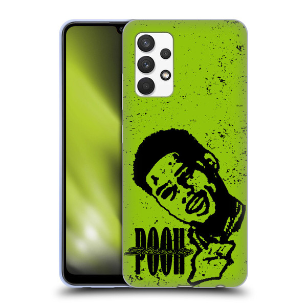 Pooh Shiesty Graphics Sketch Soft Gel Case for Samsung Galaxy A32 (2021)