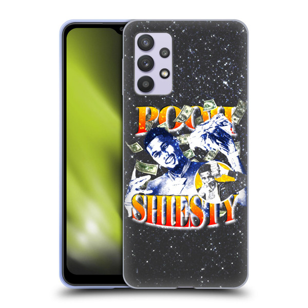 Pooh Shiesty Graphics Art Soft Gel Case for Samsung Galaxy A32 5G / M32 5G (2021)