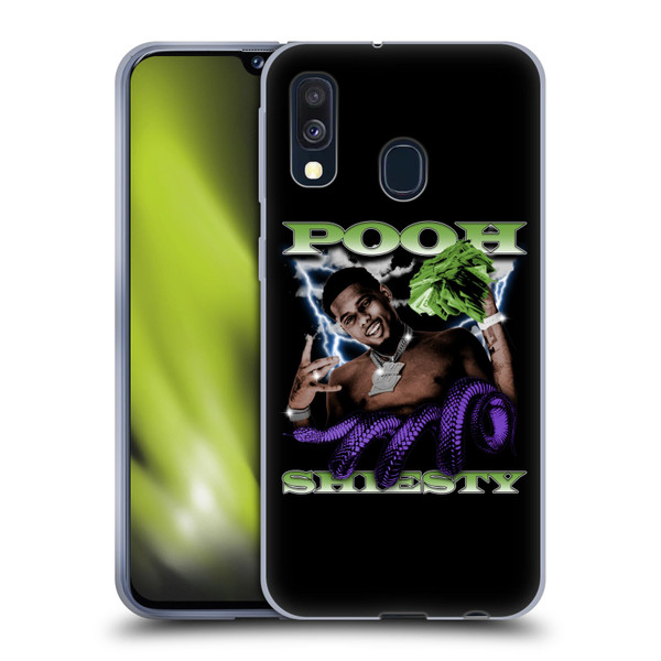 Pooh Shiesty Graphics Photo Soft Gel Case for Samsung Galaxy A40 (2019)