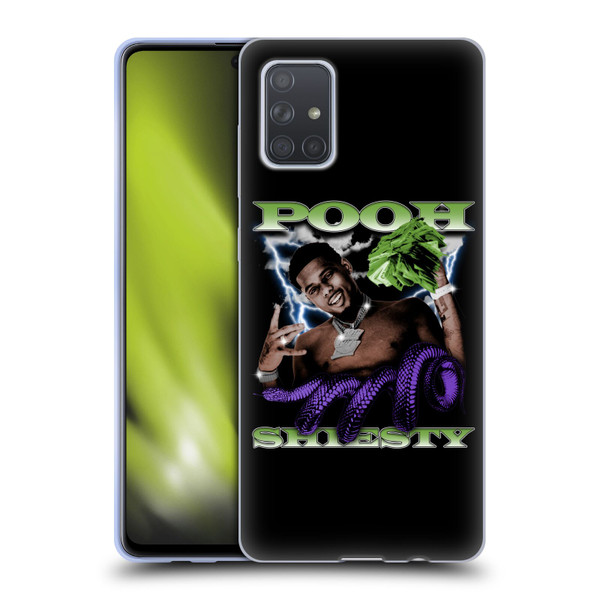 Pooh Shiesty Graphics Photo Soft Gel Case for Samsung Galaxy A71 (2019)
