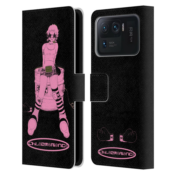 Chloe Moriondo Graphics Pink Leather Book Wallet Case Cover For Xiaomi Mi 11 Ultra