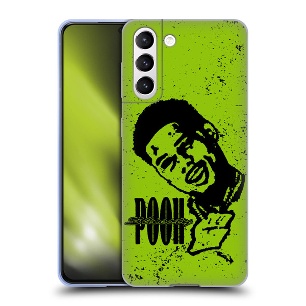 Pooh Shiesty Graphics Sketch Soft Gel Case for Samsung Galaxy S21 5G