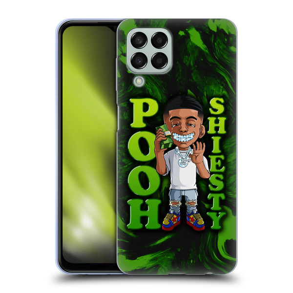 Pooh Shiesty Graphics Green Soft Gel Case for Samsung Galaxy M33 (2022)