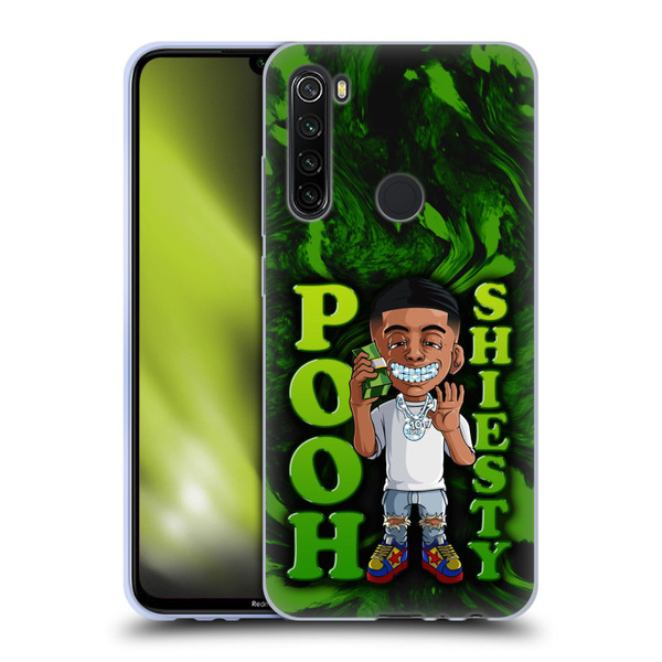 Pooh Shiesty Graphics Green Soft Gel Case for Xiaomi Redmi Note 8T
