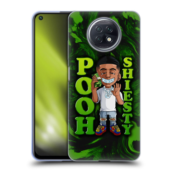 Pooh Shiesty Graphics Green Soft Gel Case for Xiaomi Redmi Note 9T 5G