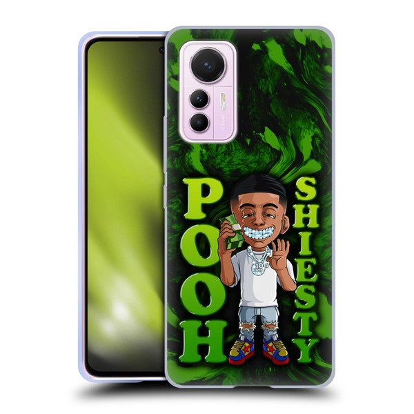Pooh Shiesty Graphics Green Soft Gel Case for Xiaomi 12 Lite