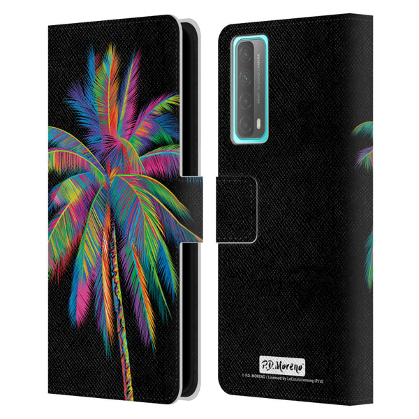 P.D. Moreno Assorted Design Palm Tree Leather Book Wallet Case Cover For Huawei P Smart (2021)