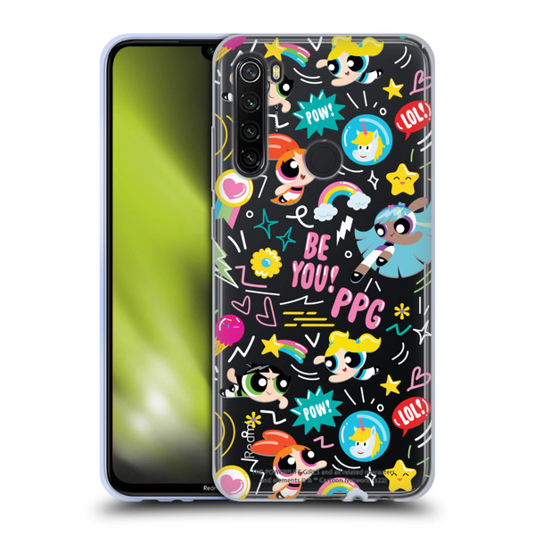 The Powerpuff Girls Graphics Icons Soft Gel Case for Xiaomi Redmi Note 8T