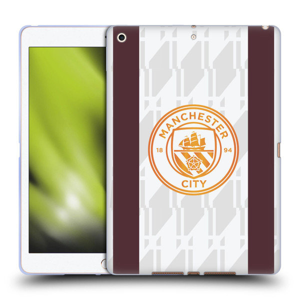 Manchester City Man City FC 2023/24 Badge Kit Away Soft Gel Case for Apple iPad 10.2 2019/2020/2021
