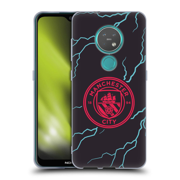 Manchester City Man City FC 2023/24 Badge Kit Third Soft Gel Case for Nokia 6.2 / 7.2