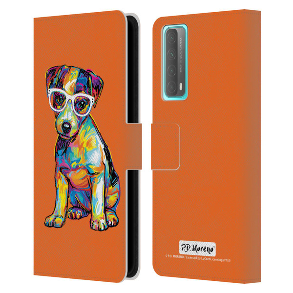 P.D. Moreno Dogs Jack Russell Leather Book Wallet Case Cover For Huawei P Smart (2021)