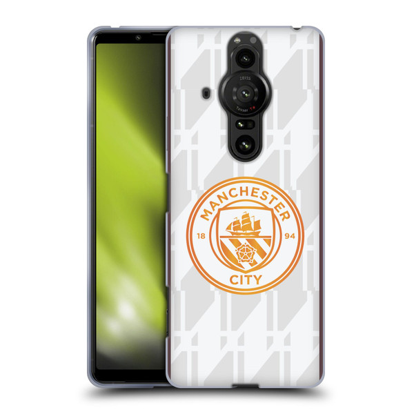 Manchester City Man City FC 2023/24 Badge Kit Away Soft Gel Case for Sony Xperia Pro-I