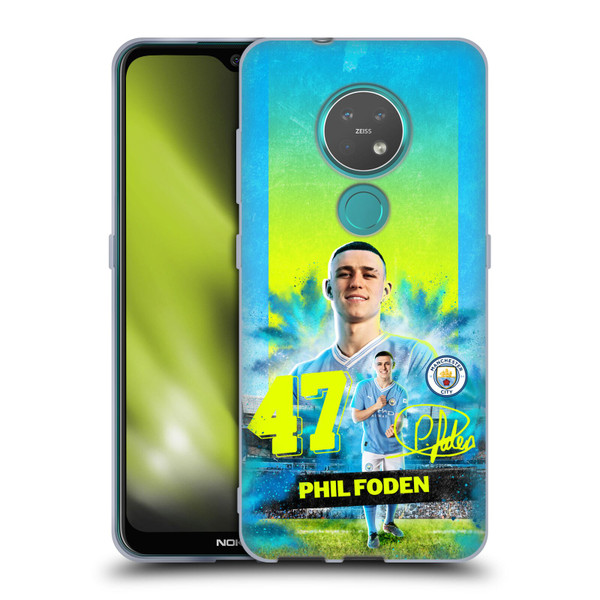 Manchester City Man City FC 2023/24 First Team Phil Foden Soft Gel Case for Nokia 6.2 / 7.2