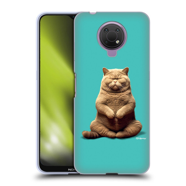 P.D. Moreno Furry Fun Artwork Sitting Cat Soft Gel Case for Nokia G10