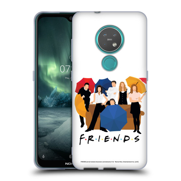 Friends TV Show Key Art Logo Opening Sequence Soft Gel Case for Nokia 6.2 / 7.2