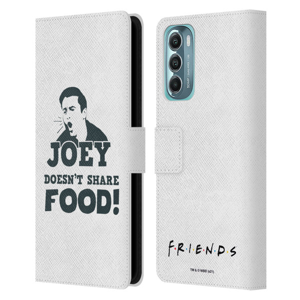 Friends TV Show Quotes Joey Food Leather Book Wallet Case Cover For Motorola Moto G Stylus 5G (2022)