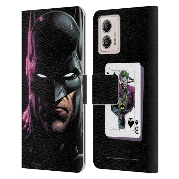 Batman DC Comics Three Jokers Batman Leather Book Wallet Case Cover For Motorola Moto G53 5G