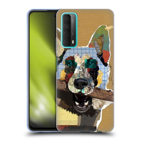 Michel Keck Dogs 3 German Shepherd Soft Gel Case for Huawei P Smart (2021)