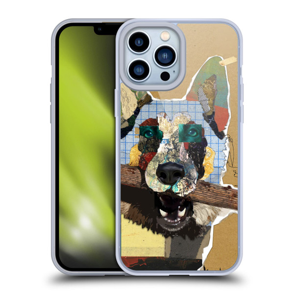 Michel Keck Dogs 3 German Shepherd Soft Gel Case for Apple iPhone 13 Pro Max