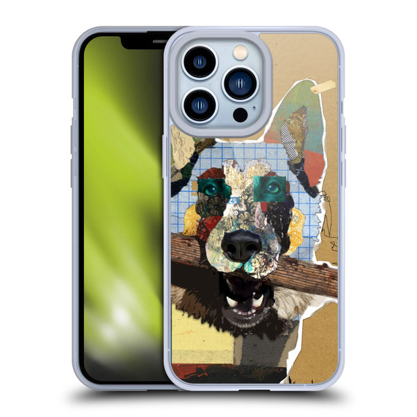 Michel Keck Dogs 3 German Shepherd Soft Gel Case for Apple iPhone 13 Pro