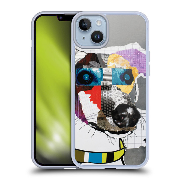 Michel Keck Dogs 3 Greyhound Soft Gel Case for Apple iPhone 14 Plus