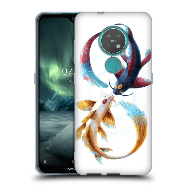 Jonas "JoJoesArt" Jödicke Wildlife Eternal Bond Koi Soft Gel Case for Nokia 6.2 / 7.2