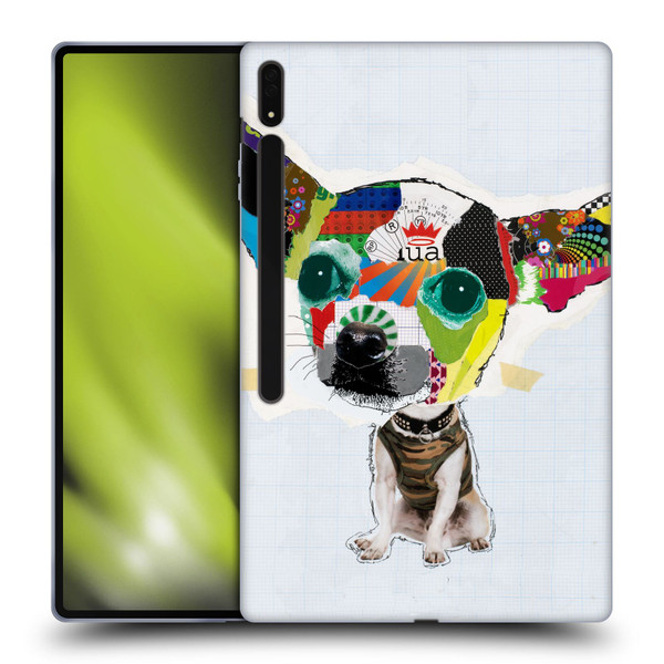 Michel Keck Dogs 3 Chihuahua 2 Soft Gel Case for Samsung Galaxy Tab S8 Ultra
