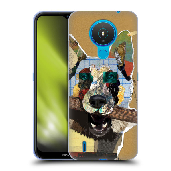 Michel Keck Dogs 3 German Shepherd Soft Gel Case for Nokia 1.4