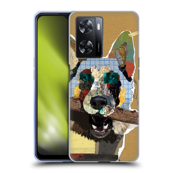 Michel Keck Dogs 3 German Shepherd Soft Gel Case for OPPO A57s