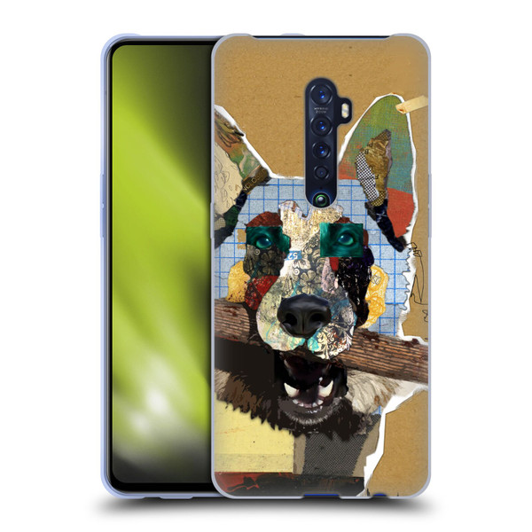 Michel Keck Dogs 3 German Shepherd Soft Gel Case for OPPO Reno 2