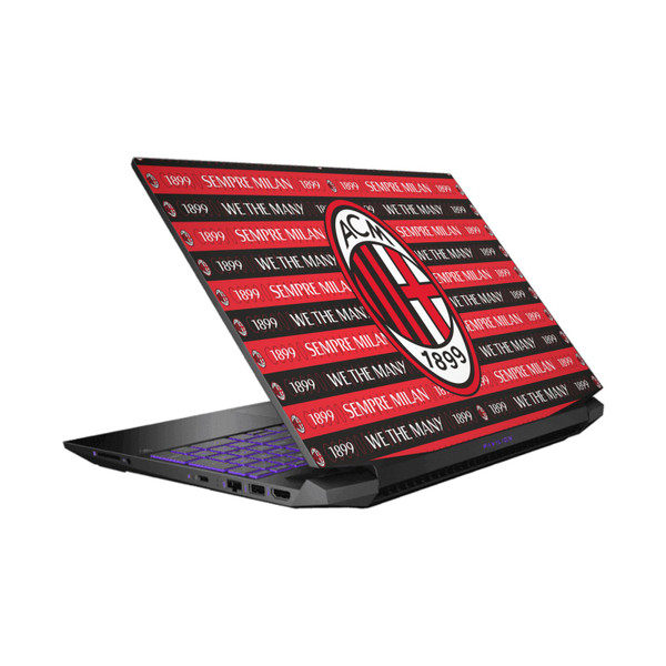 AC Milan Art Sempre Milan 1899 Vinyl Sticker Skin Decal Cover for HP Pavilion 15.6" 15-dk0047TX