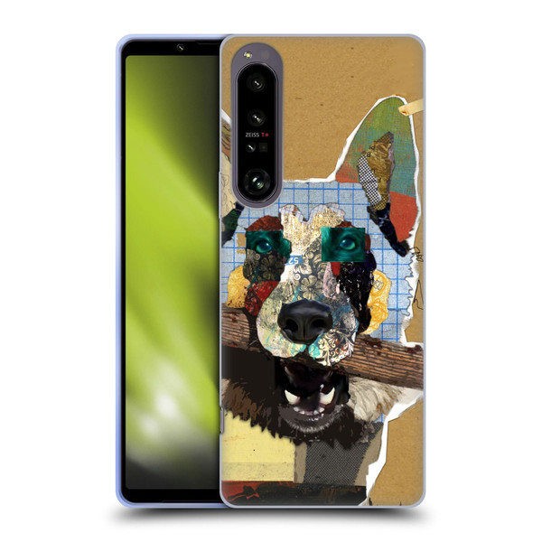 Michel Keck Dogs 3 German Shepherd Soft Gel Case for Sony Xperia 1 IV