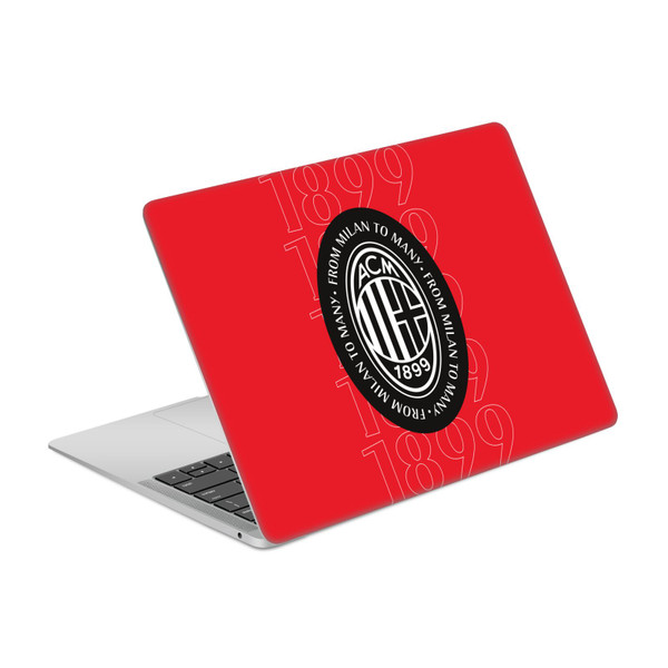 AC Milan Art 1899 Black Logo Vinyl Sticker Skin Decal Cover for Apple MacBook Air 13.3" A1932/A2179