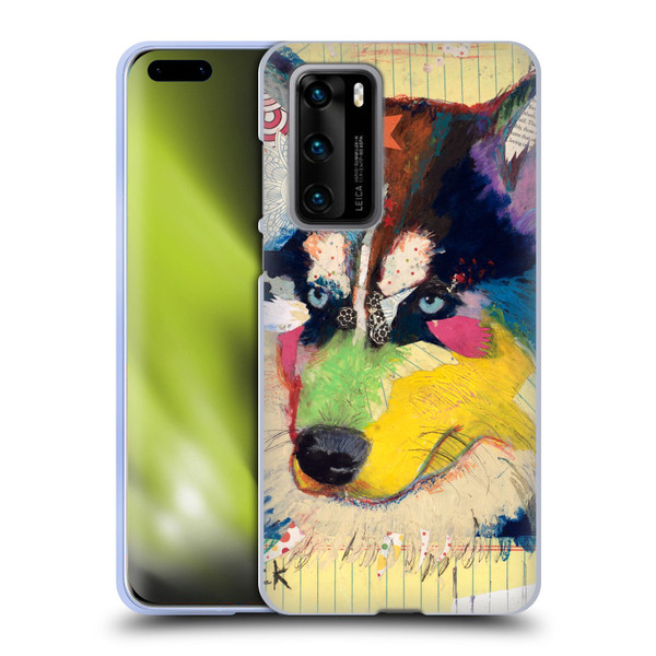 Michel Keck Dogs Husky Soft Gel Case for Huawei P40 5G
