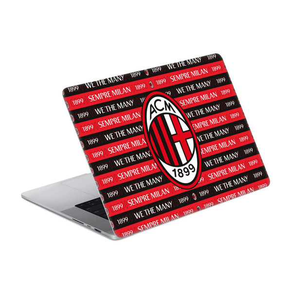 AC Milan Art Milan 1899 Vinyl Sticker Skin Decal Cover for Apple MacBook Pro 14" A2442