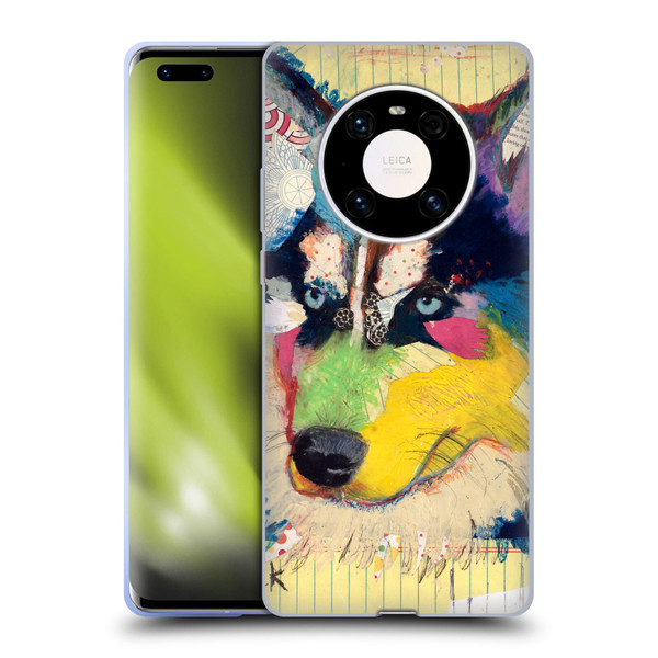 Michel Keck Dogs Husky Soft Gel Case for Huawei Mate 40 Pro 5G