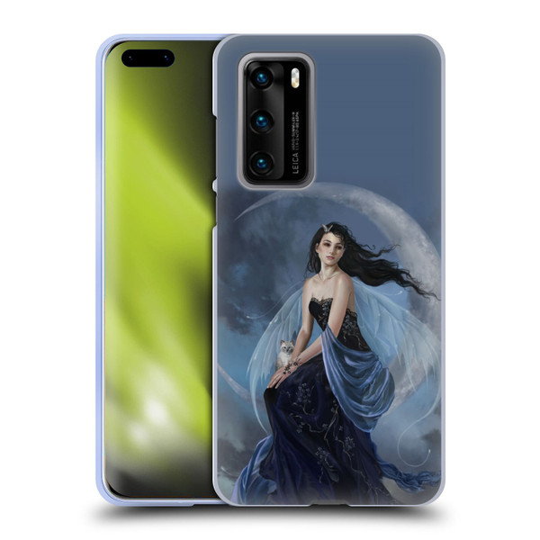 Nene Thomas Crescents Moon Indigo Fairy Soft Gel Case for Huawei P40 5G