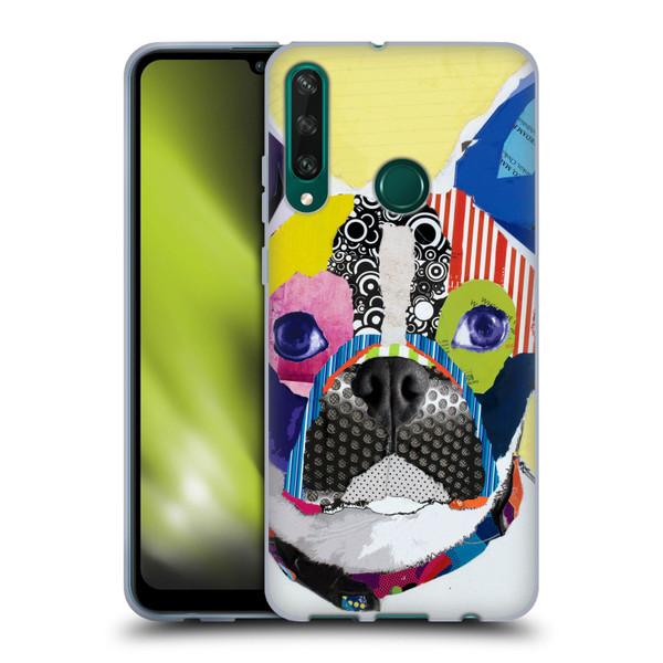 Michel Keck Dogs Boston Terrier Soft Gel Case for Huawei Y6p