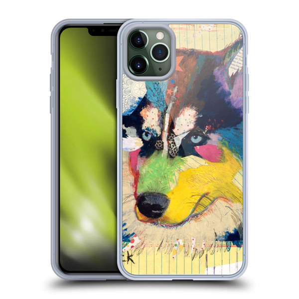 Michel Keck Dogs Husky Soft Gel Case for Apple iPhone 11 Pro Max