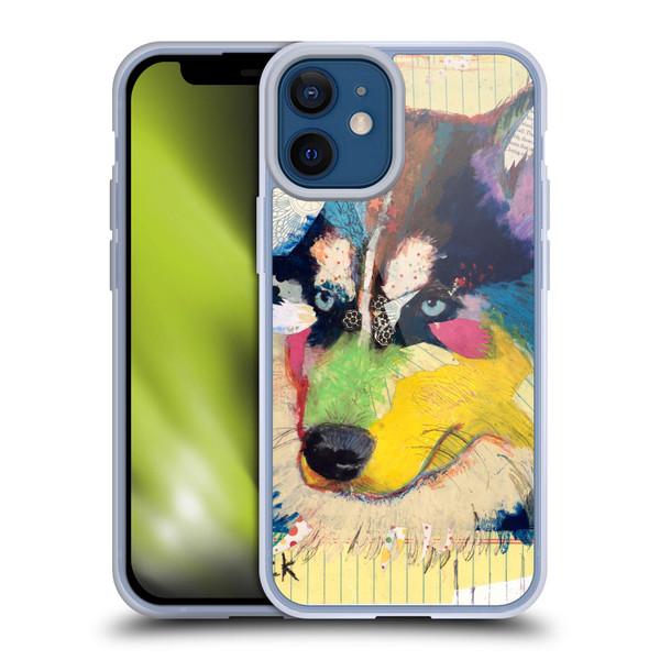 Michel Keck Dogs Husky Soft Gel Case for Apple iPhone 12 Mini