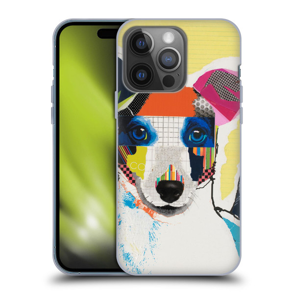 Michel Keck Dogs Whippet Soft Gel Case for Apple iPhone 14 Pro